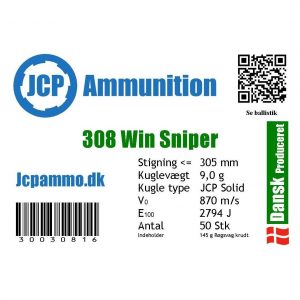 308 Win Sniper 9,0g