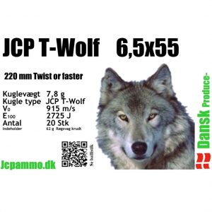 JCP T-Wolf 6,5x55 7,8g