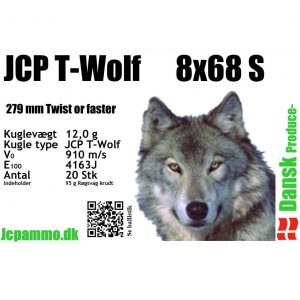 JCP T-Wolf 8x68 S 12,0g
