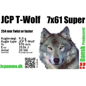 JCP T-Wolf 7x61 Super 9,0g