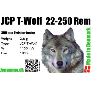 JCP T-Wolf 22-250 2,6g